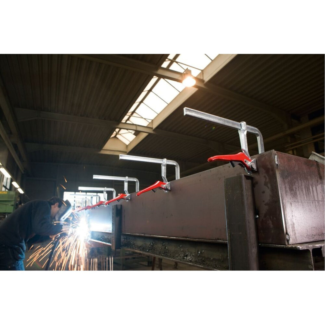 Bessey LC8 Clamp, welding, lever-style, 8 In. x 4 In. , 660 lb