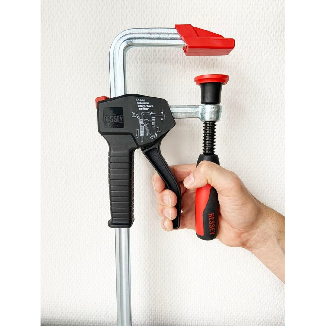 Bessey PG24 Clamp, one hand, PowerGrip, 2K Handle, 24 In. x 4 In., 1000 lb