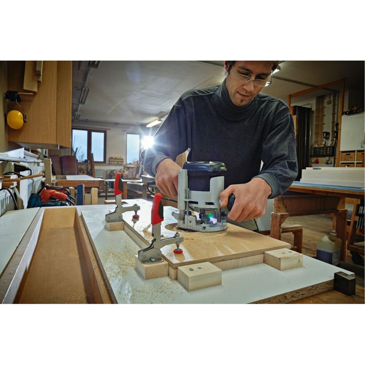 Bessey STC-VH20 Auto adjust toggle clamp, vertical, flanged base