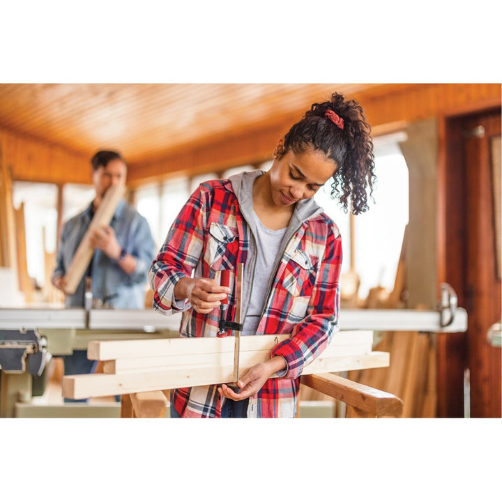 Bessey GSCC2.506 Clamp, woodworking, clutch style, swivel pads, 2.5 In. x 6 In., 600 lb