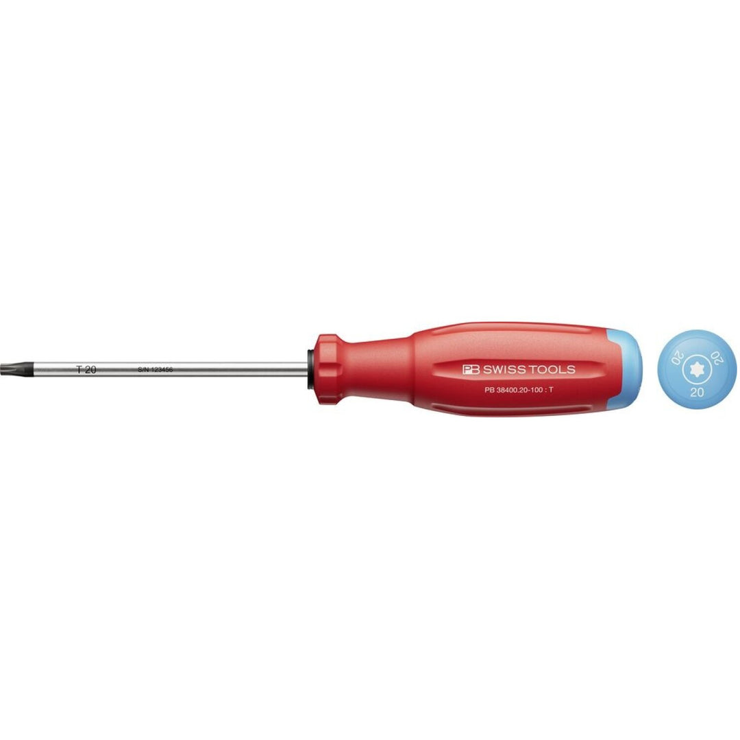 PB Swiss PB 38400.20-100 SwissGrip Evo screwdr. for Torx Screw-T20
