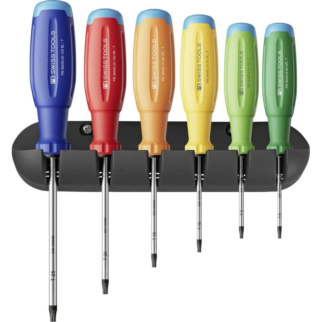 PB Swiss PB 38440.H RB SwissGrip Evo Torx Screwdriver Set - 6 Pieces