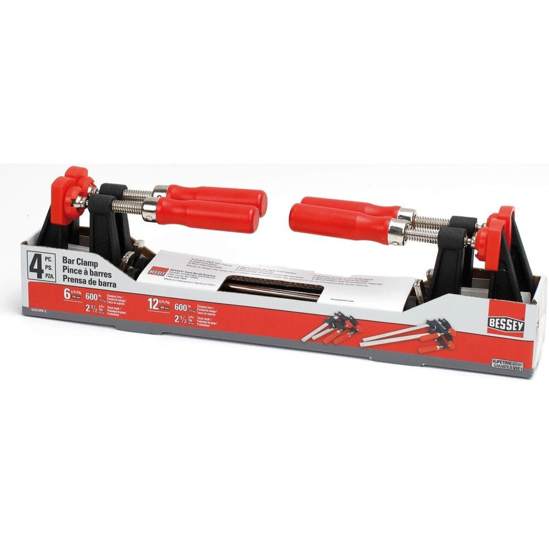 Bessey GSCC4PK-C GSCC, clutch style set of 4