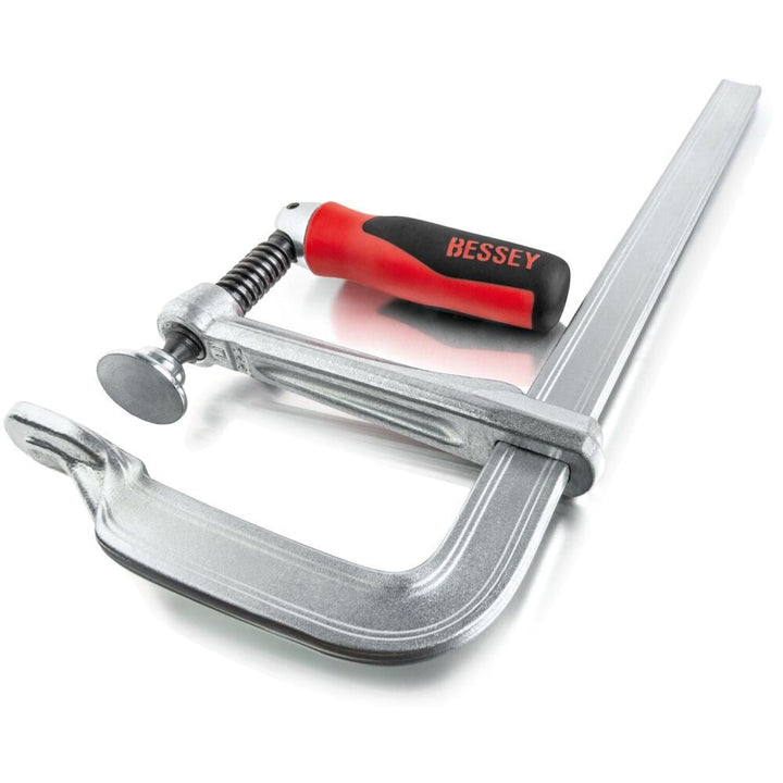 Bessey GZ60-12PH 24 in. All-Steel Screw Clamp with Pivot Handle, 4-3/4 in. Throat Depth
