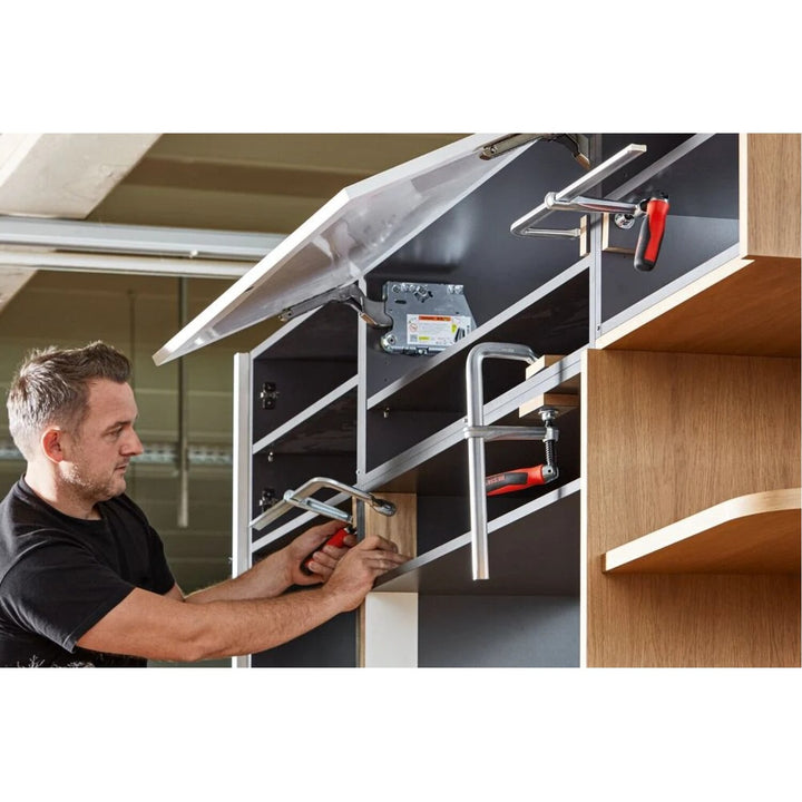 Bessey GZ60-12PH 24 in. All-Steel Screw Clamp with Pivot Handle, 4-3/4 in. Throat Depth