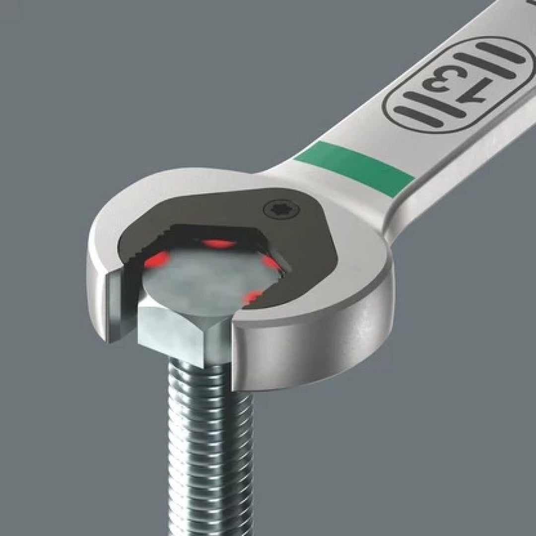 Wera 05020357001 6007 Joker Sb Ring Ratchet Spanner, Long Design, 14 X 265 Mm