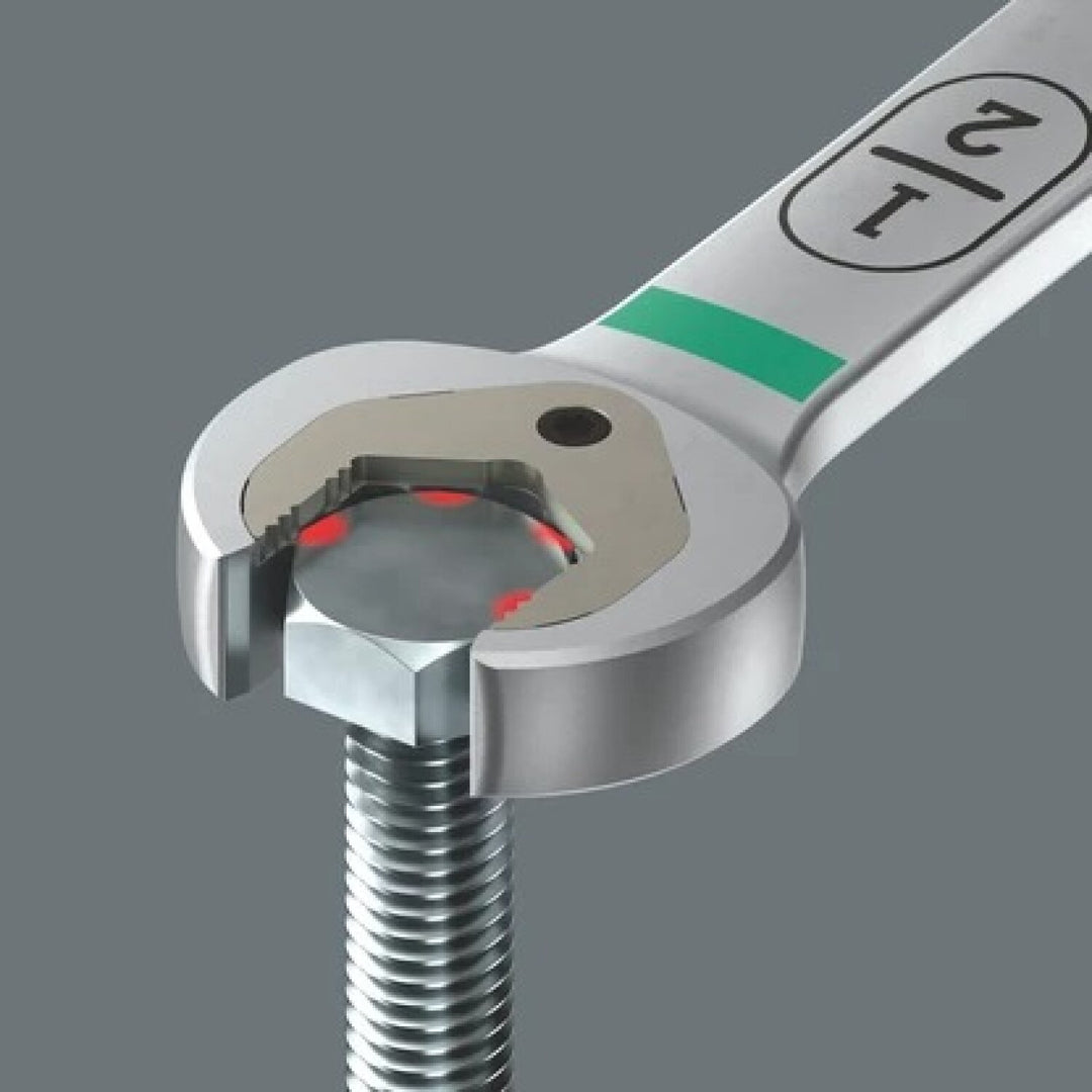 Wera 05020362001 6007 Joker Ratcheting Combination Spanner Sb, Long Design, Imperial, 3/8" X 209 Mm