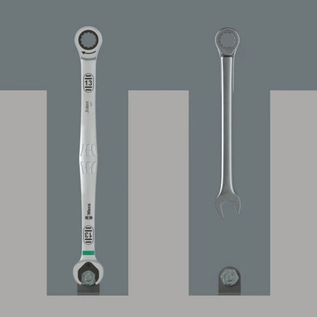 Wera 05020355001 6007 Joker Sb Ring Ratchet Spanner, Long Design, 11 X 220 Mm