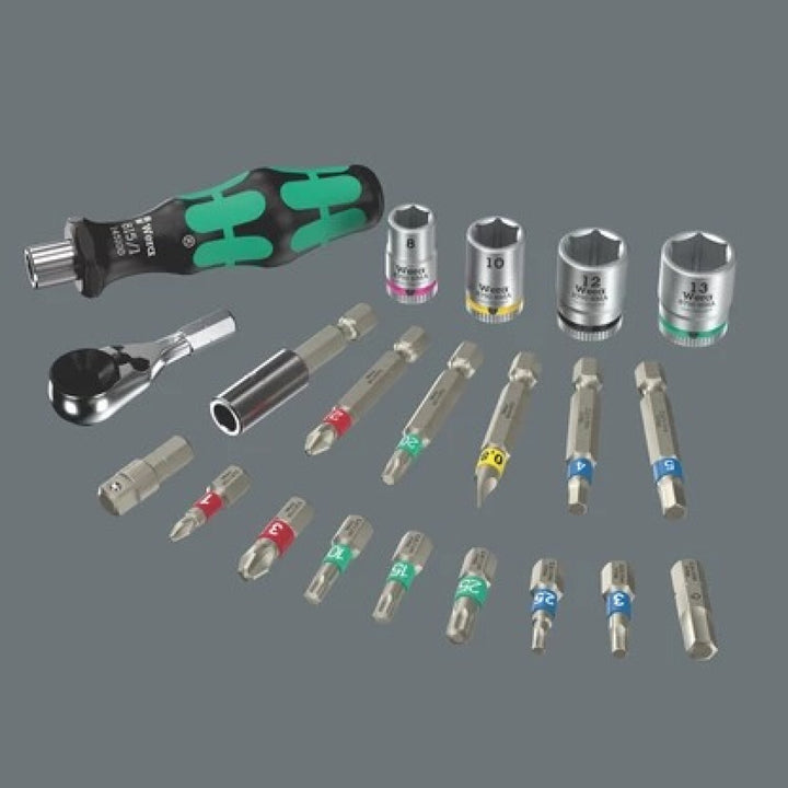 Wera 05049030001 Tool-Check Modular Motorcycle 1, 21 Pieces
