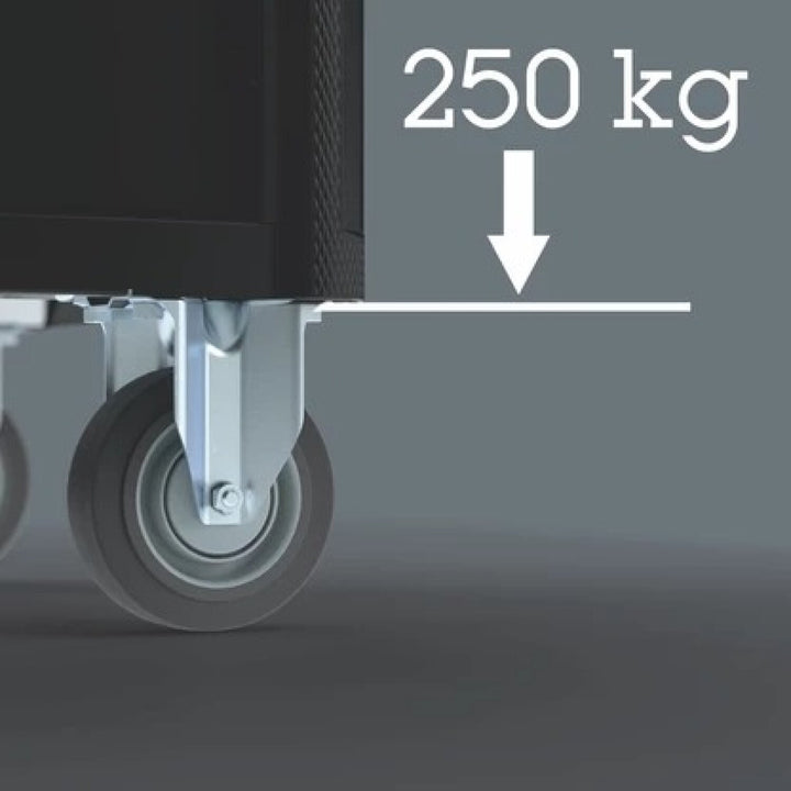Wera 05150132001 9702 Tool Rebel Roller Cabinet Stainless Xxl 2, 202 Pieces