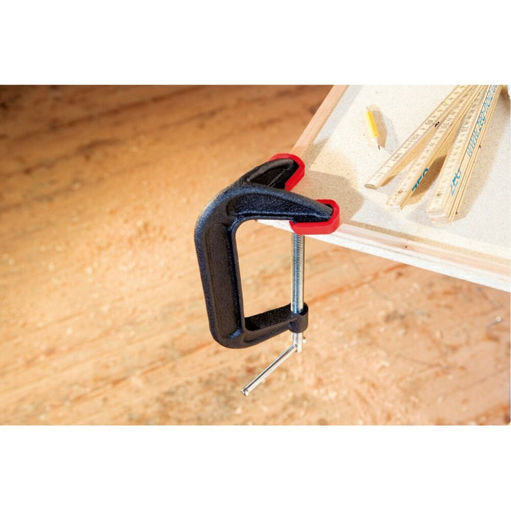 Bessey DHCC-6 Clamp, C-Style, Double Jaw, 6 In. x 2-7/8 In., 1200 lb