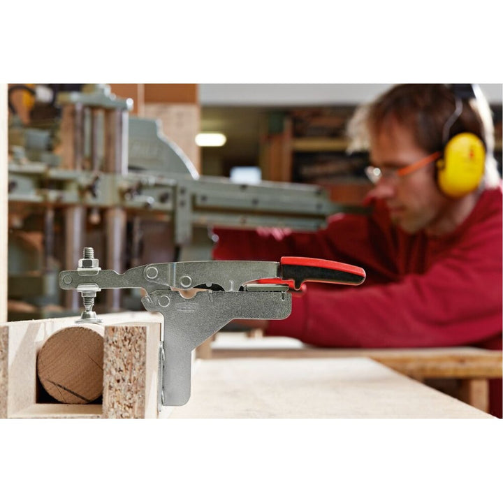 Bessey STC-HA20 Auto adjust toggle clamp, horizontal low profile, vertical flanged base