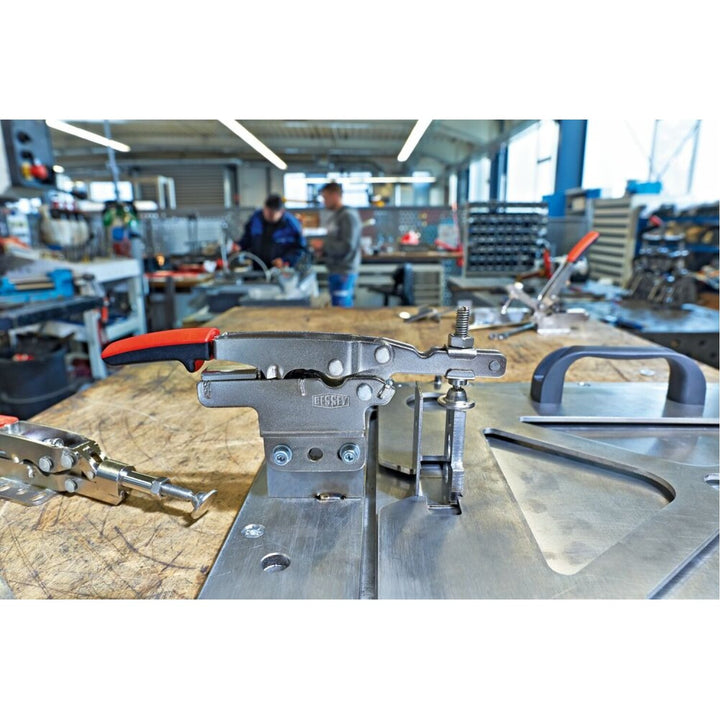 Bessey STC-HV20 Auto adjust toggle clamp, horizontal low profile, straight base