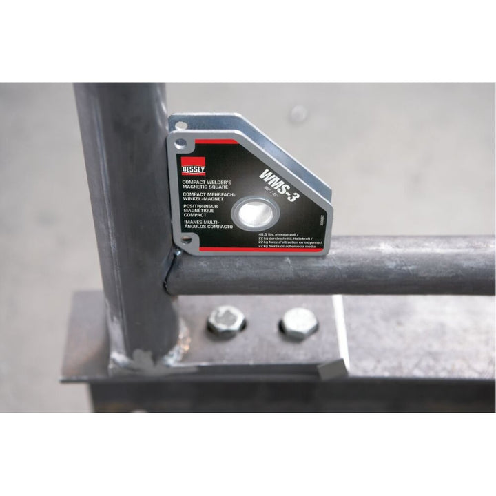 Bessey WMS-1 Magnet, magnetic square, 90/45 degrees, 66 lbs pull