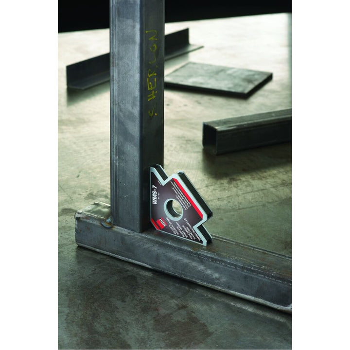 Bessey WMS-7 Magnet, magnetic square, arrow shape, 90/45 degrees, 41 lbs pull