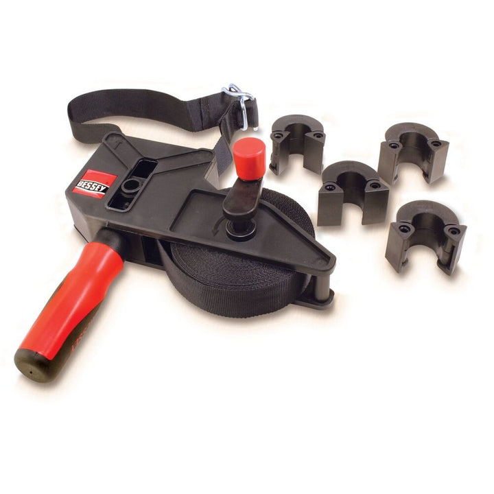 Bessey VAS-23+2K-CB Clamp, woodworking, strap clamp, 2K Handle, 23 ft. strap