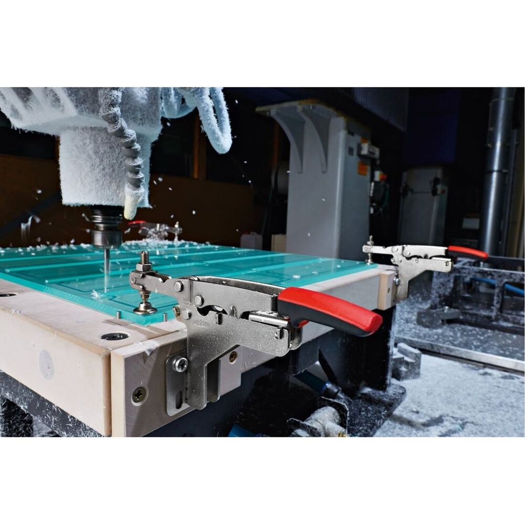 Bessey STC-HA20 Auto adjust toggle clamp, horizontal low profile, vertical flanged base