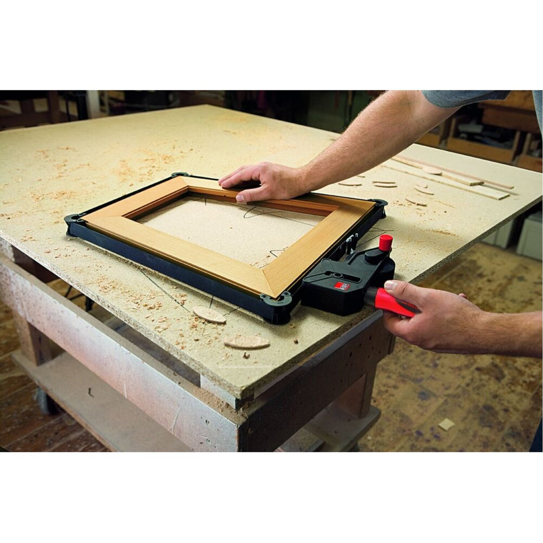 Bessey VAS-23+2K-CB Clamp, woodworking, strap clamp, 2K Handle, 23 ft. strap