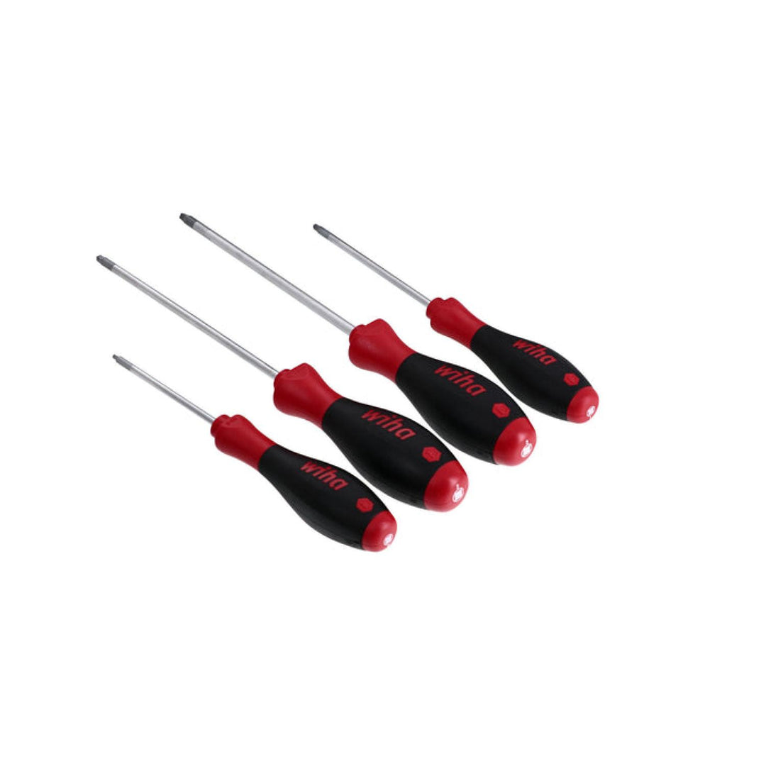 Wiha Tools 35894 4 Piece SoftFinish Square Screwdriver Set