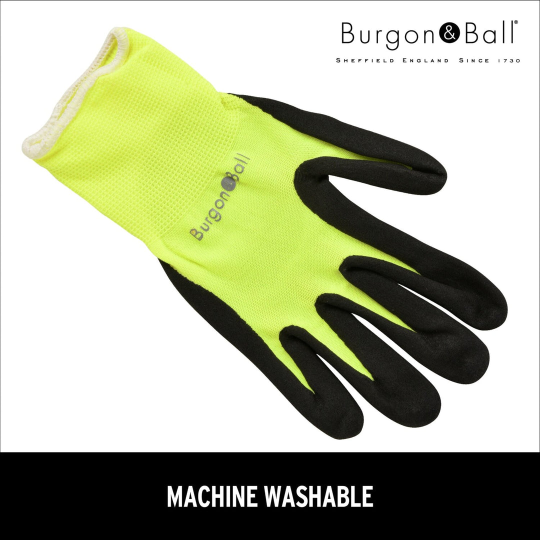 Corona GFB/GGYELLML Florabrite Garden Gloves, Neon Yellow, Medium/Large