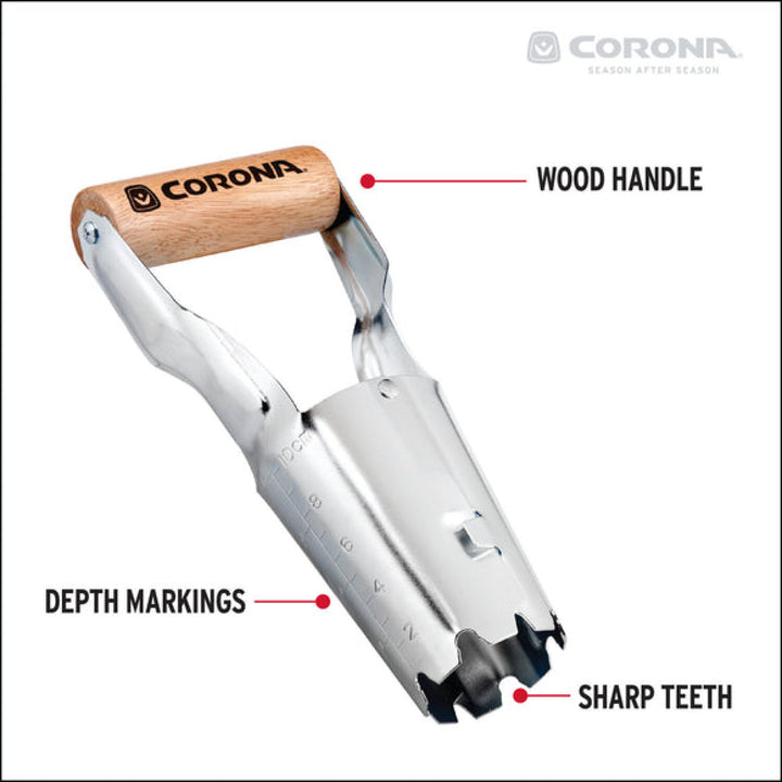 Corona CT 4080  Wooden Handle Bulb Transplanter