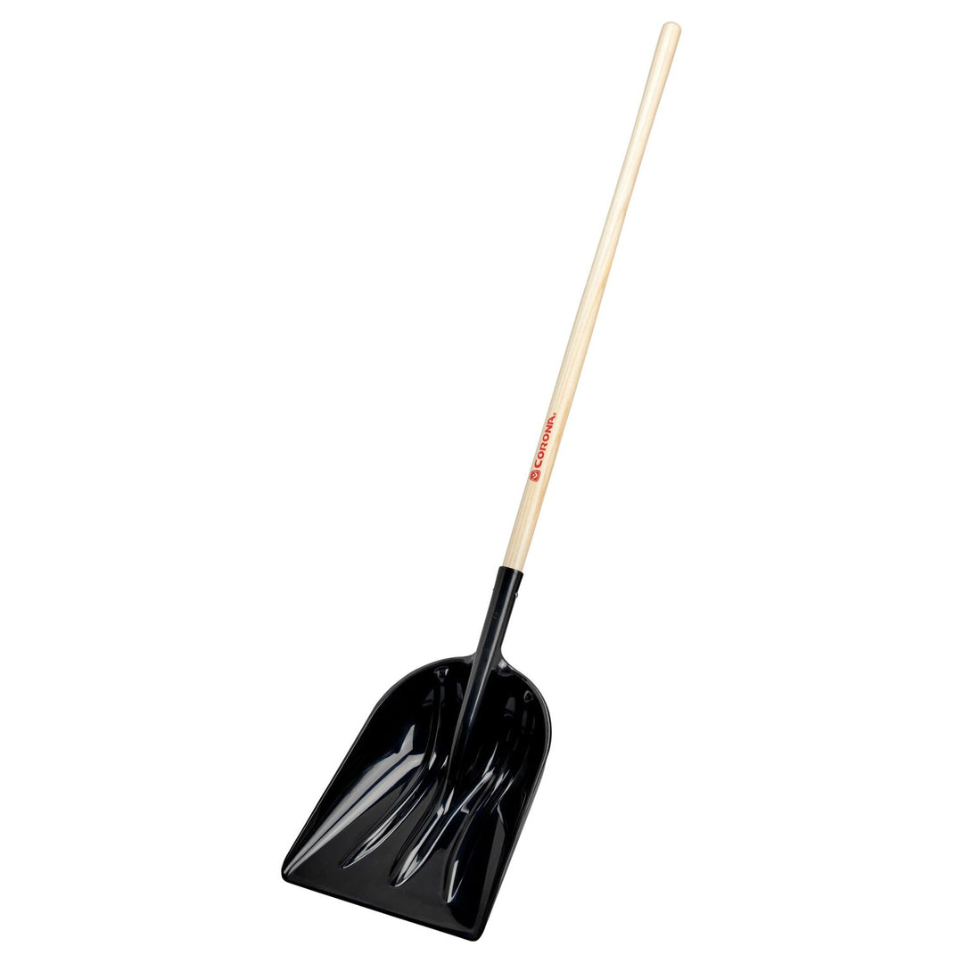 Corona SS 42001 #12 Plastic Western Scoop Shovel, 48 in. Wood Handle