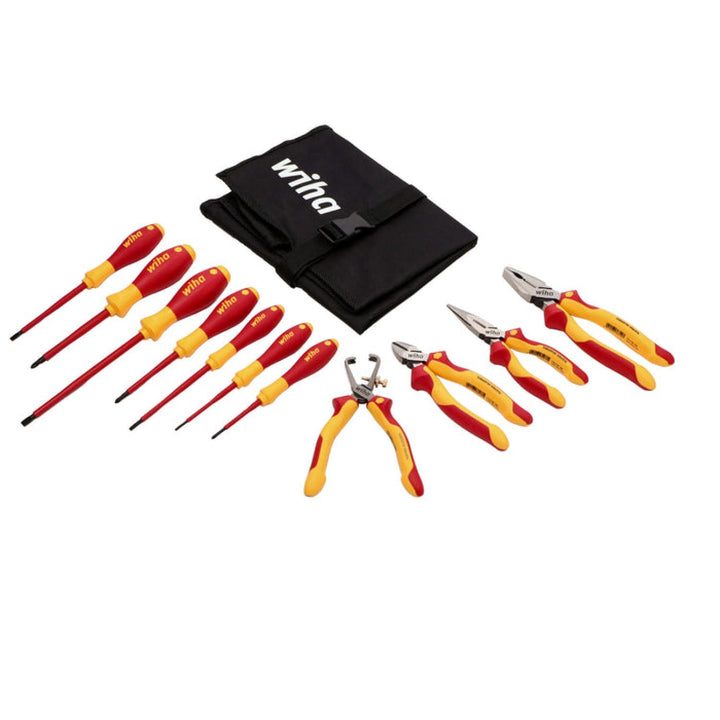 Wiha Tools 32888 Insulated Pliers / Cutters / Screwdrivers Set, 11 Pc.