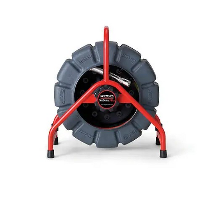 Ridgid 14113 SeeSnake Mini Camera Reel with 200 ft. Push Cable and Color Camera Head (230VAC Line Input)