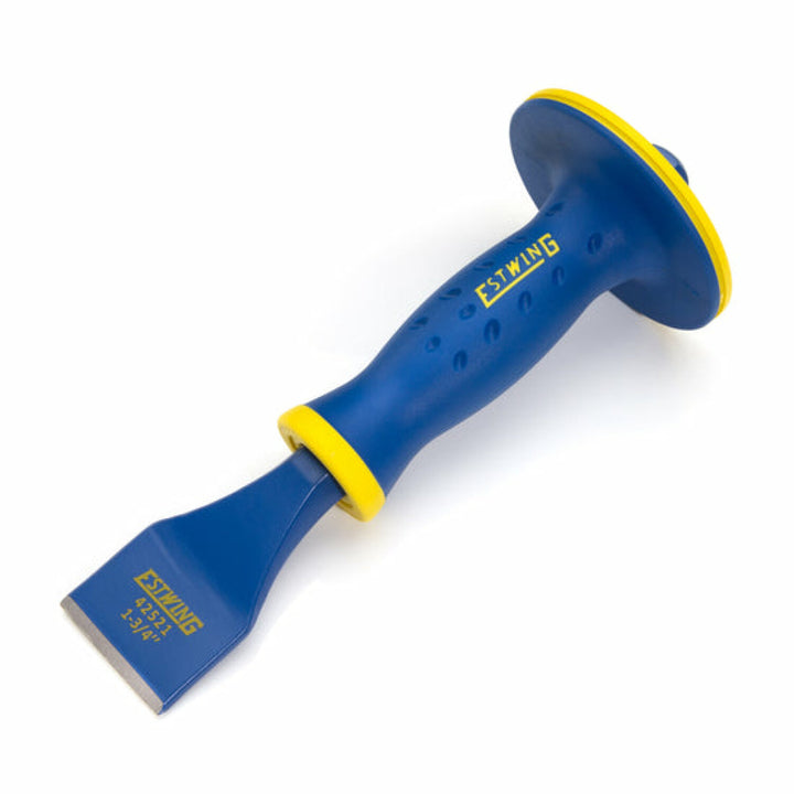 Estwing 42521 1-3/4-Inch Wide Masonry Chisel with Grip Guard