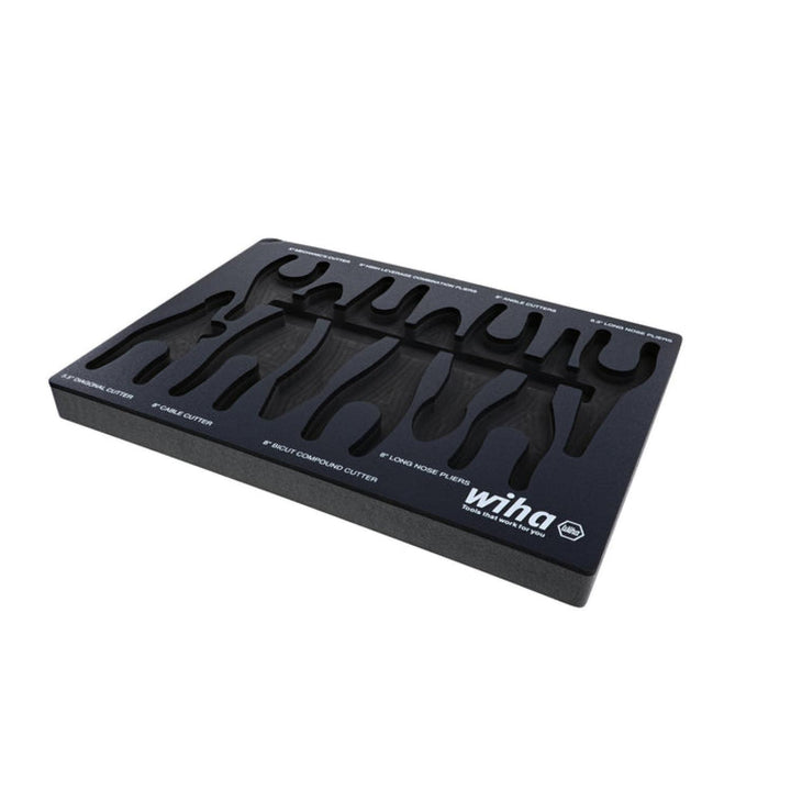 Wiha Tools 93039 Empty Foam Tray for 8 Piece Pliers/Cutter Set