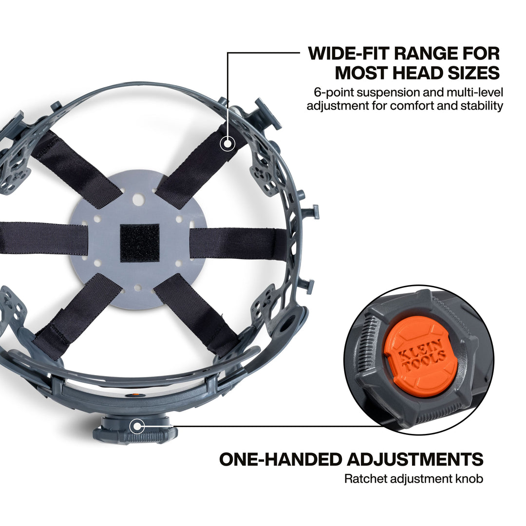 Klein Tools KHH6SPN Hard Hat 6-Point Suspension Replacement