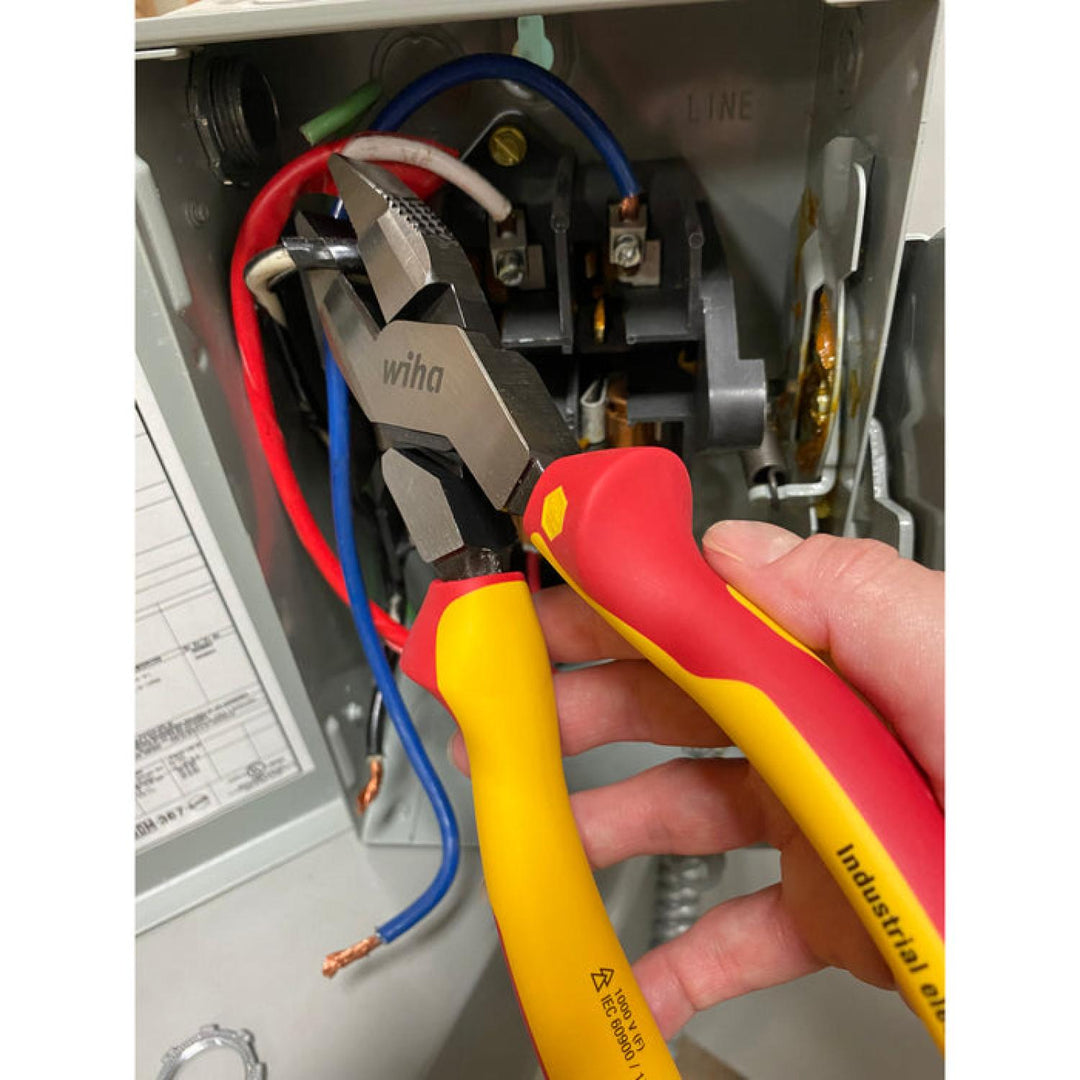 Wiha Tools 32938 Insulated High Leverage NE Lineman's Pliers 9.5"