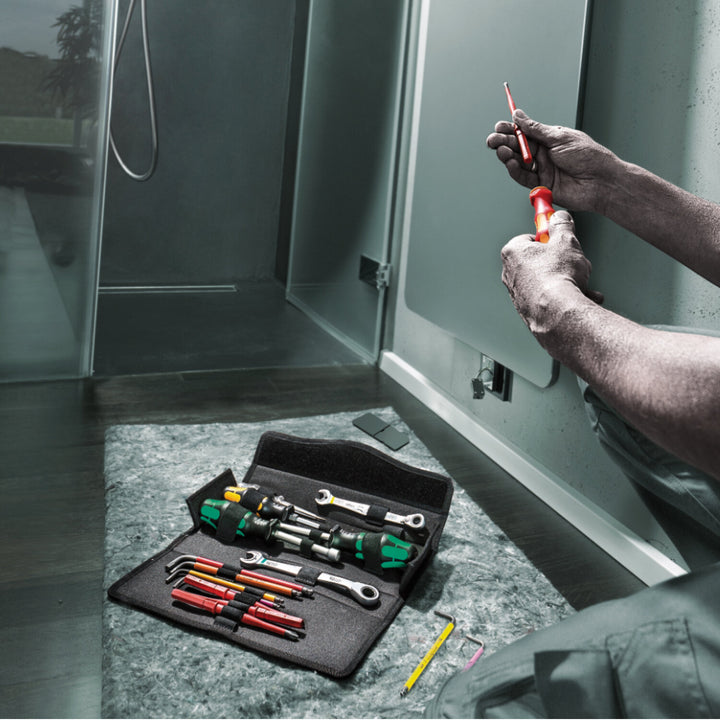 Wera 05136026001 Kraftform Kompakt SH 2 PlumbKit, 15 pieces