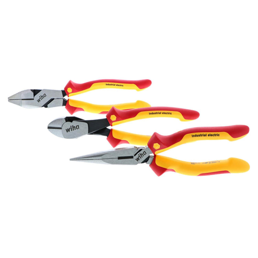 Wiha Tools 32968 Insulated Pliers and Cutters Set, 3 Pc.