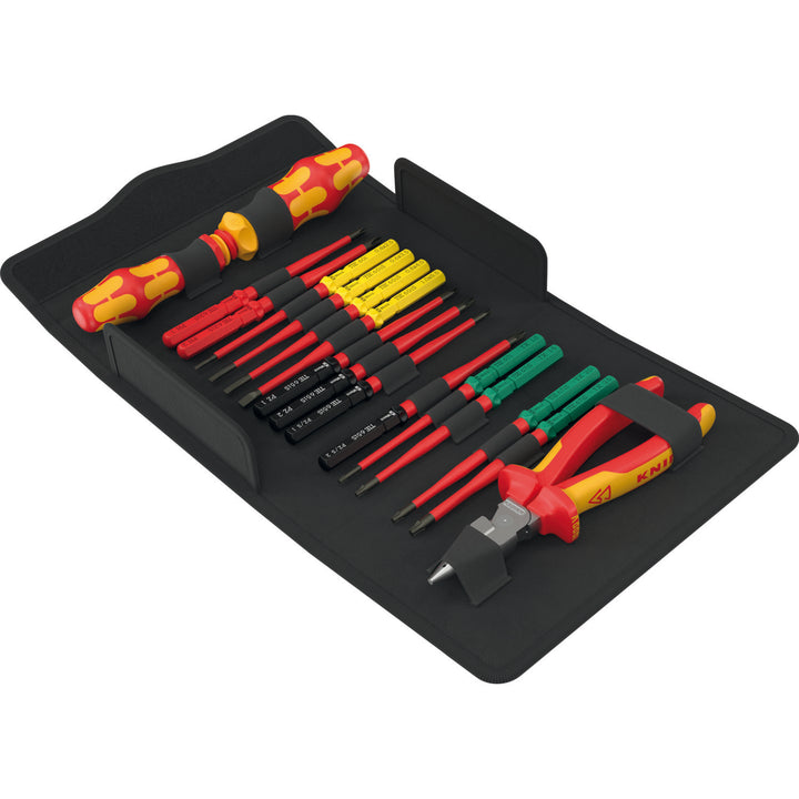 Wera Kraftform Kompakt VDE 17 extra slim 2 Tool finder, 17 pieces