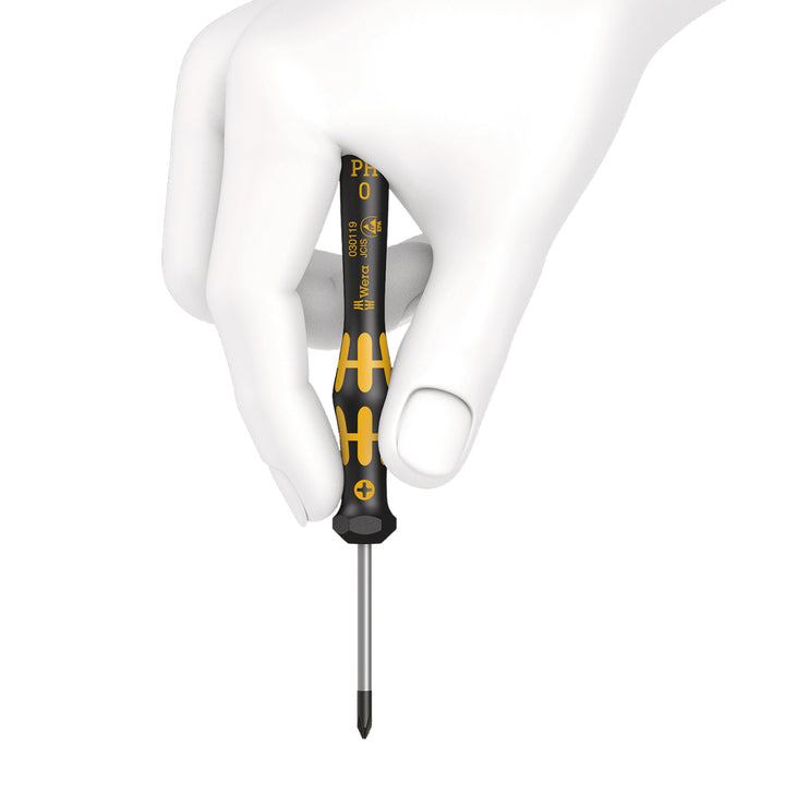 Wera 1550/6 ESD Screwdriver set and rack for electronic applications, 6 pieces