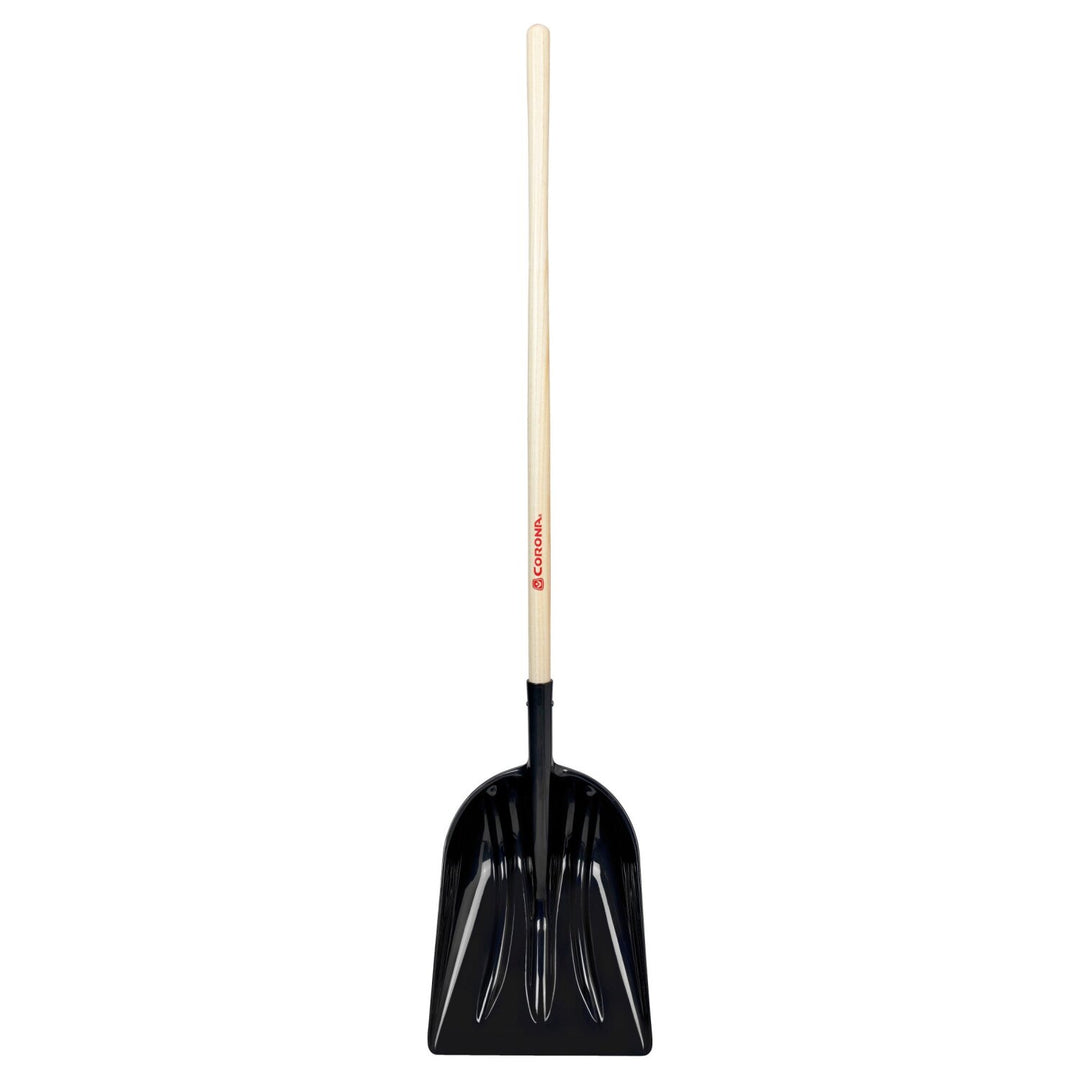 Corona SS 42001 #12 Plastic Western Scoop Shovel, 48 in. Wood Handle