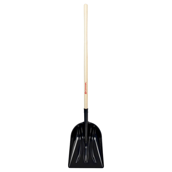 Corona SS 42001 #12 Plastic Western Scoop Shovel, 48 in. Wood Handle
