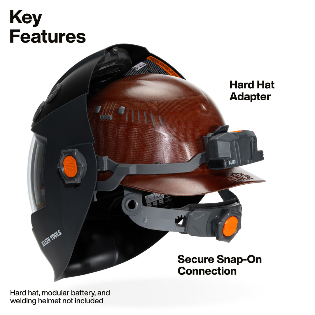 Klein Tools KWHADAPTER Phoenix Series Panoramic Welding Helmet Hard Hat Adapter Kit