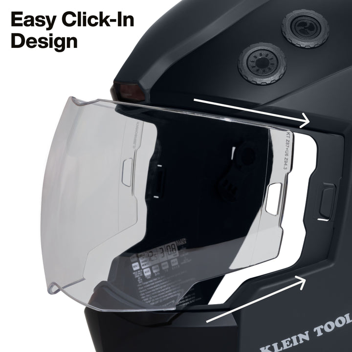 Klein Tools KWHOSHIELD Phoenix Series Panoramic Welding Helmet Outer Shield, 5-Pack