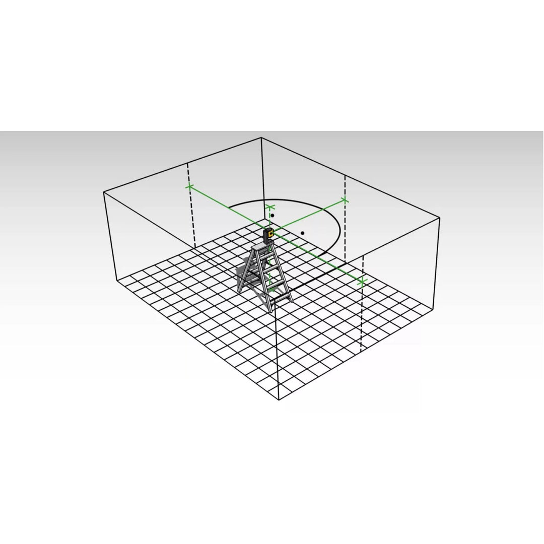 Stabila 03165 LA-5P G self-leveling, 5-Point/Dot GREENBEAM Laser