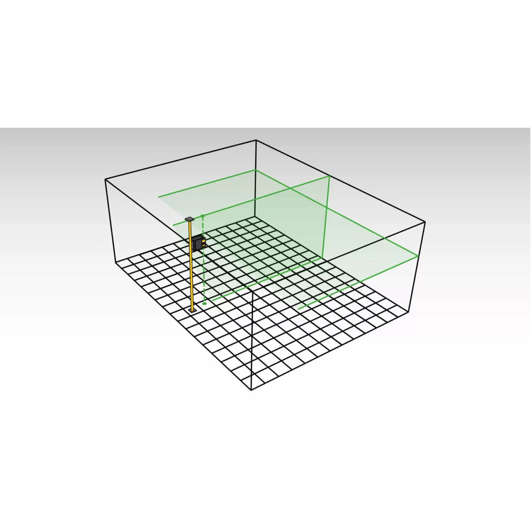 Stabila 03520 Cross-line laser LAX 500 G, 12 V system, 7-piece set, with rechargeable battery and charger