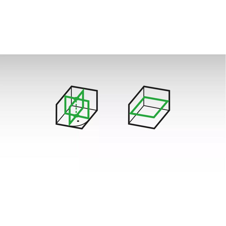 Stabila 03410 Multi-line laser LAX 600 G, 12 V system, 5-piece set, without battery and charger