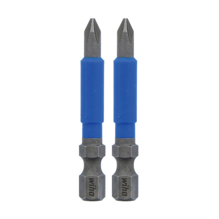 Wiha tools 70201 TerminatorBlue Impact Bit Phillips #1 - 2 Inch - 2 Pack