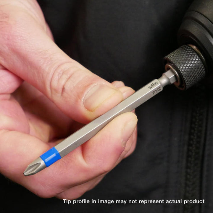 Wiha Tools 70302 TerminatorBlue Impact Bit Phillips 2 - 3.5 Inch - 2 Pack