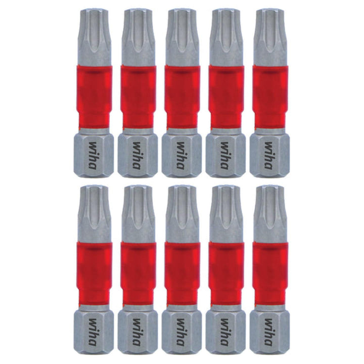 Wiha Tools 76514 MaxxTor Impact Bit TORX T27 - 29mm - 10 Pack