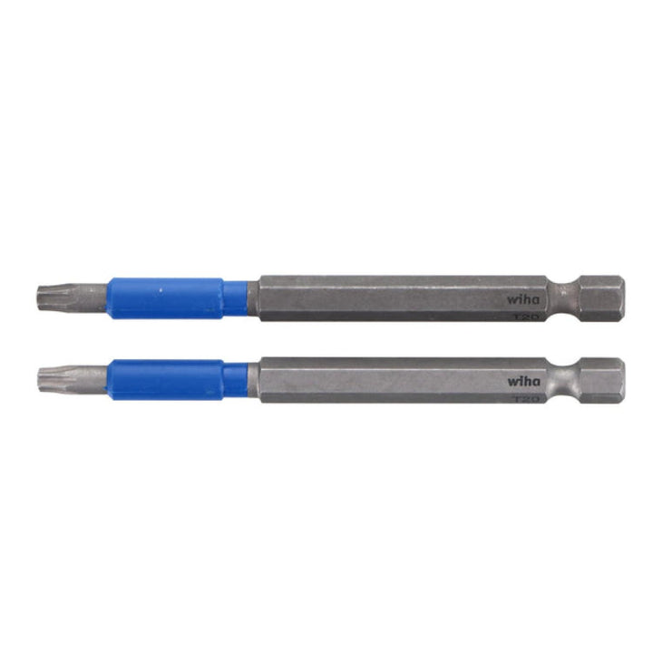 Wiha Tools 70319 TerminatorBlue Impact Bit TORX® T20 - 3.5 Inch - 2 Pack