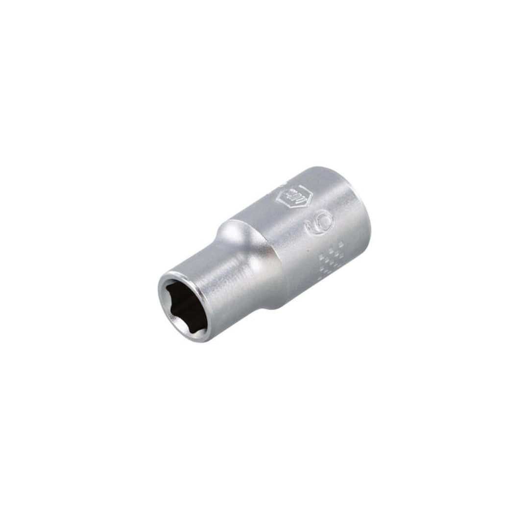 Wiha Tools 33319 6 Point - 1/4 Inch Drive Socket - 6.0mm x 25mm