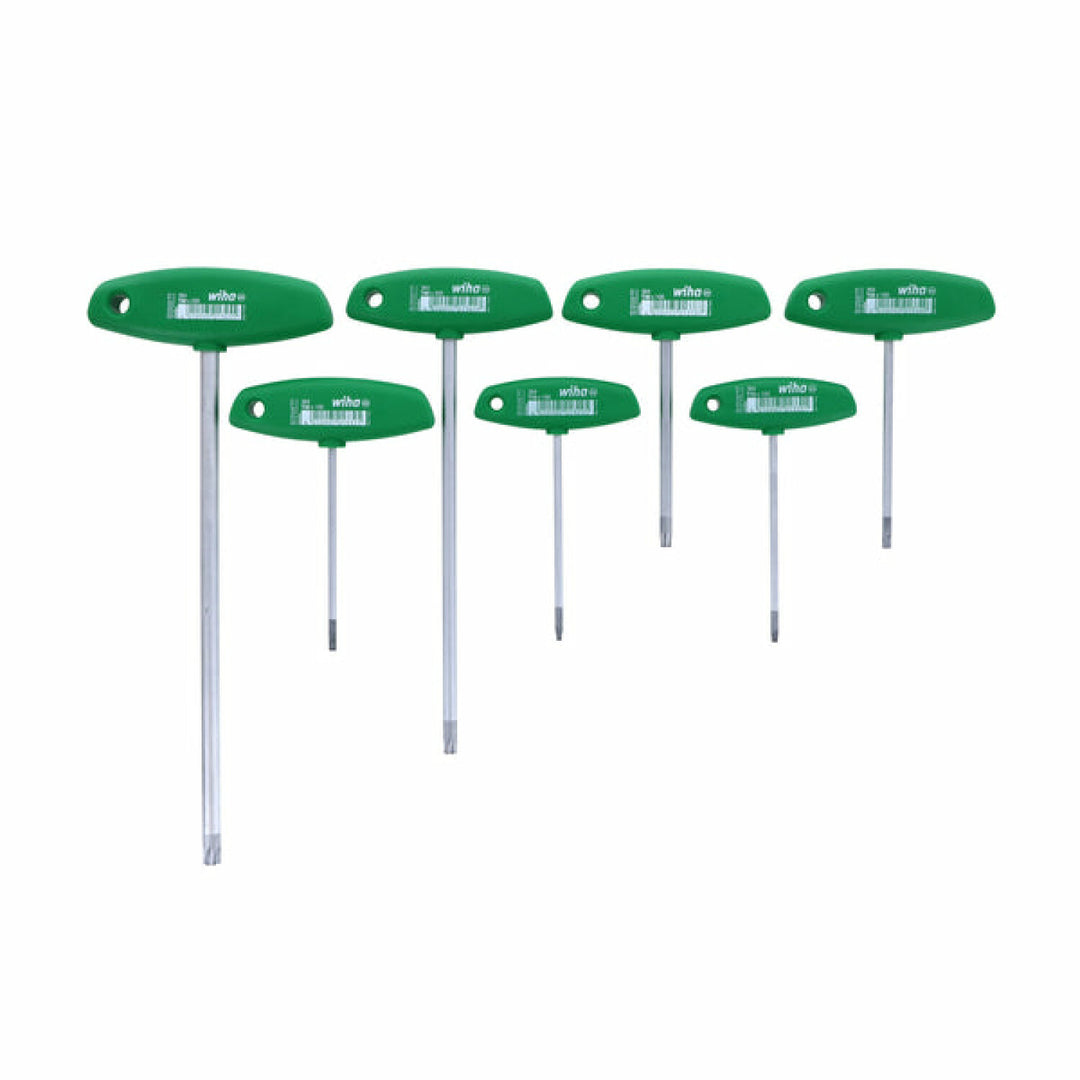 Wiha Tools 36490 7 Piece TORX T-handle Metal Stand Set