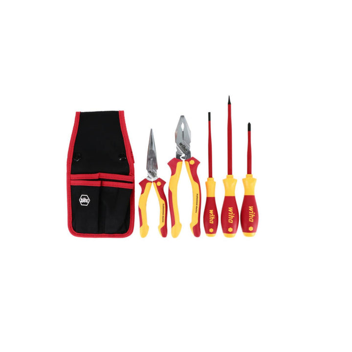 Wiha Tools 32875 Insulated Pliers / Cutters / SlimLine Screwdriver Set, 5 Pc.